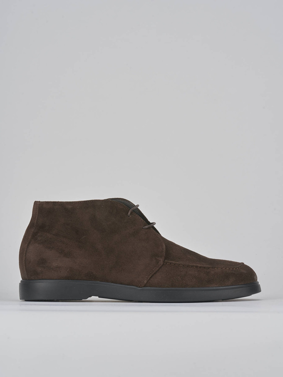 Botines marrón oscuro ante