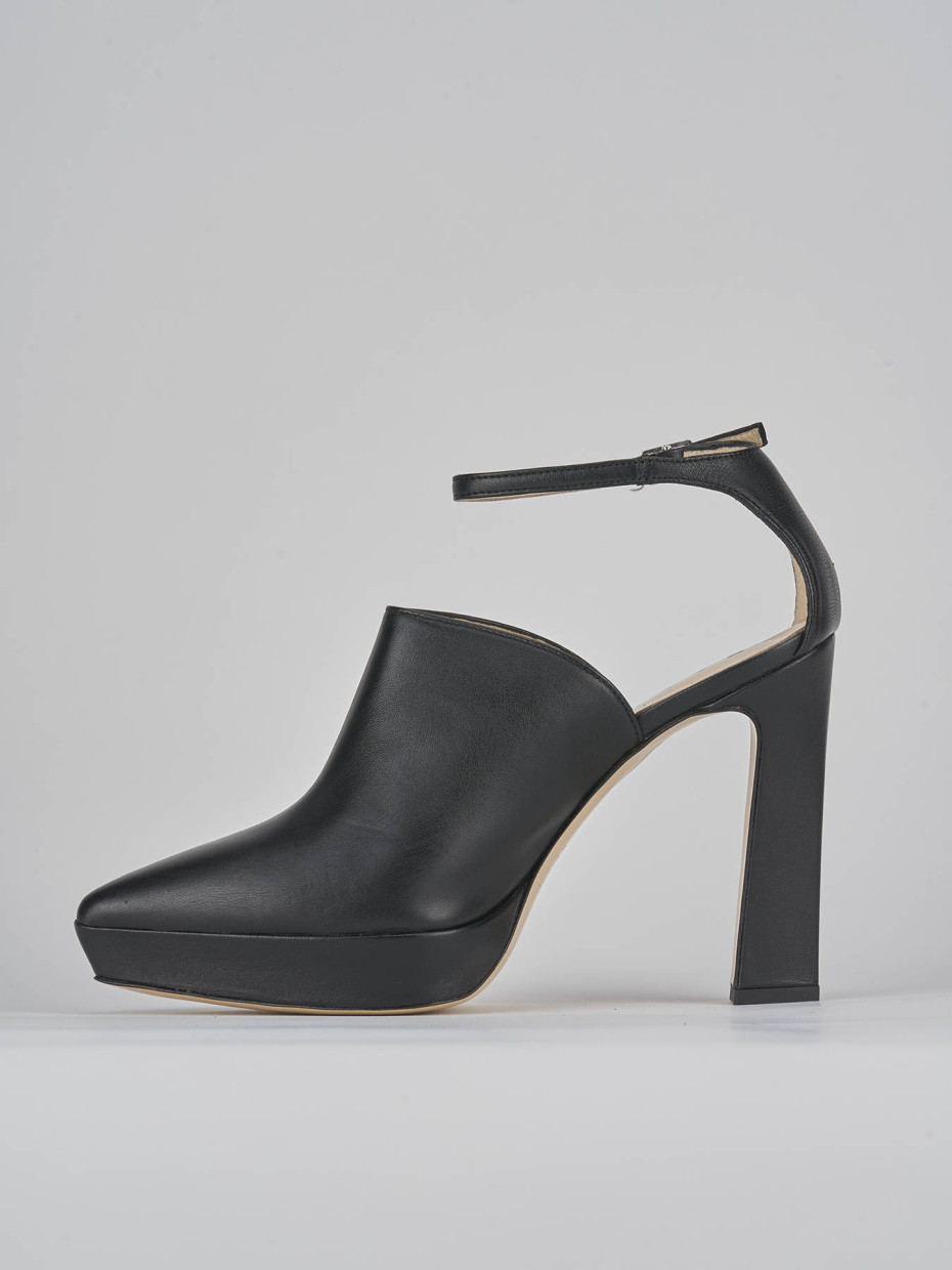 Pumps heel 11 cm black leather