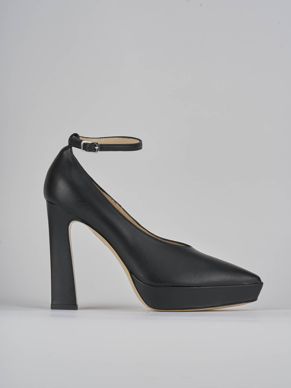 Pumps heel 11 cm black leather