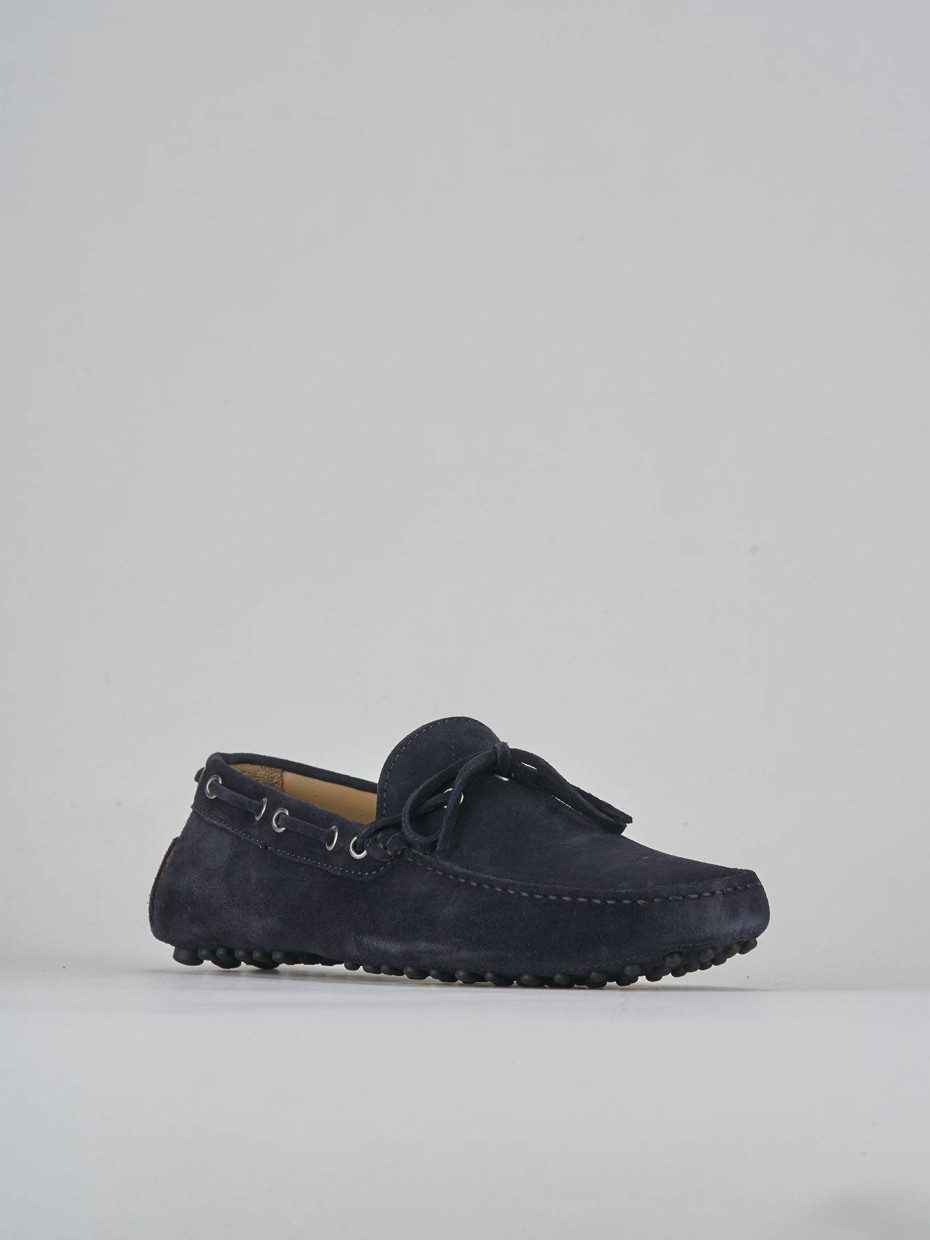 Mocasines azul ante