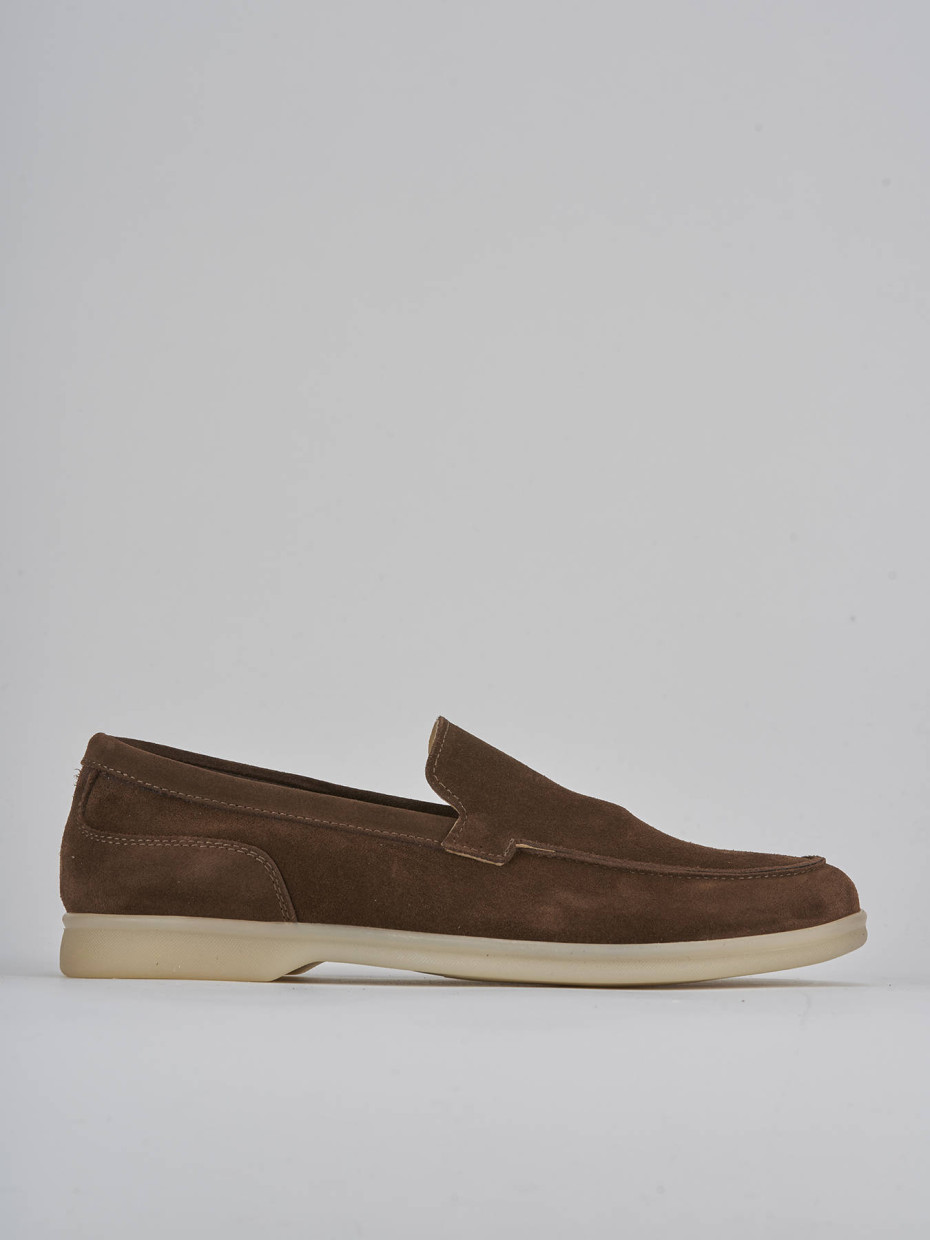 Mocasines marrón oscuro ante