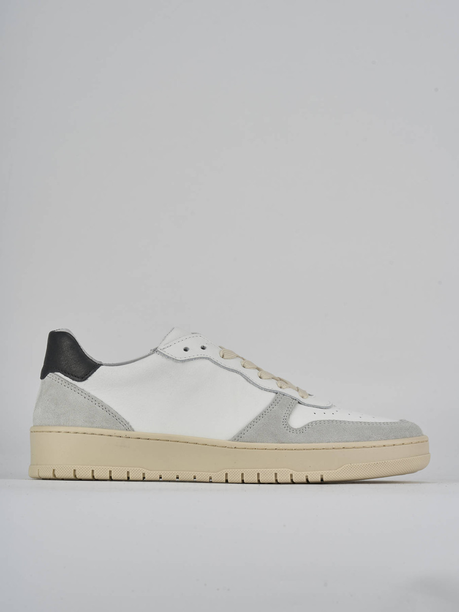 Zapatillas deportivas blanco cuero