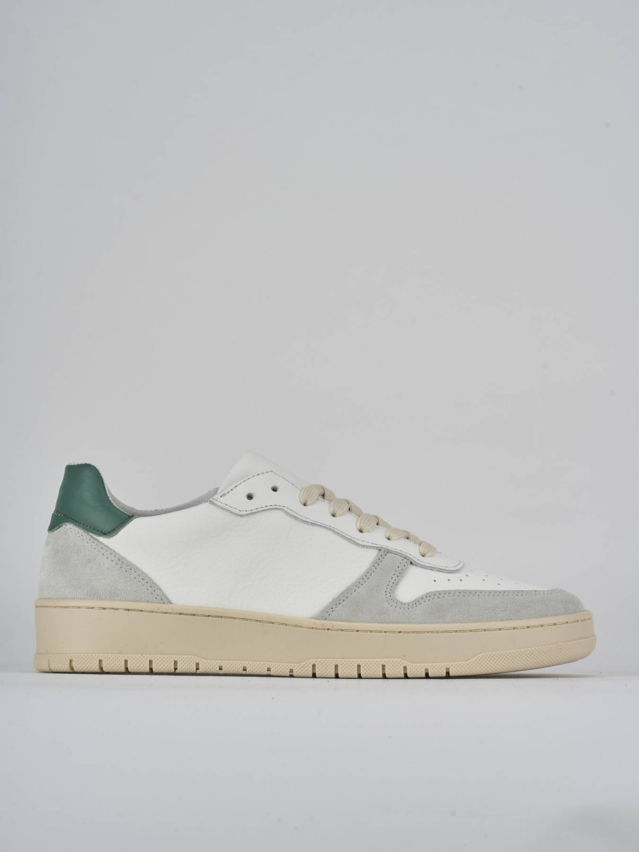 Zapatillas deportivas blanco cuero
