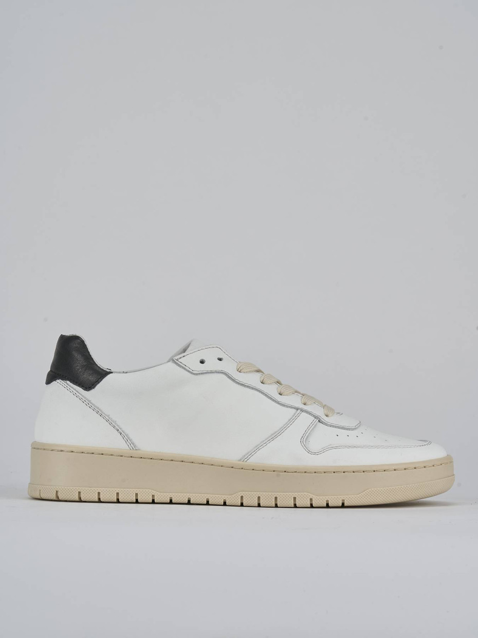 Zapatillas deportivas blanco cuero