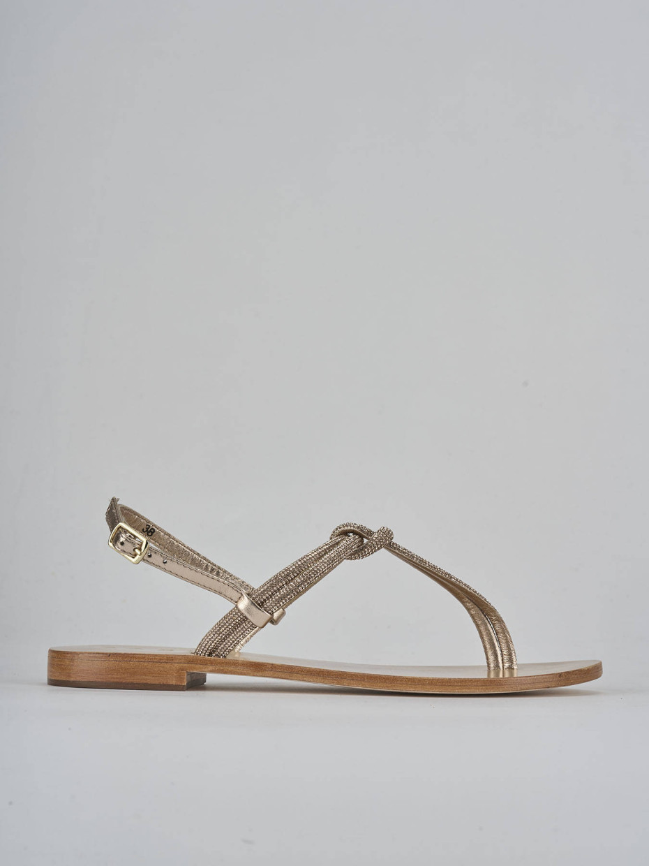 Sandalias de tacón bajo tacón 1 cm rosa cuero