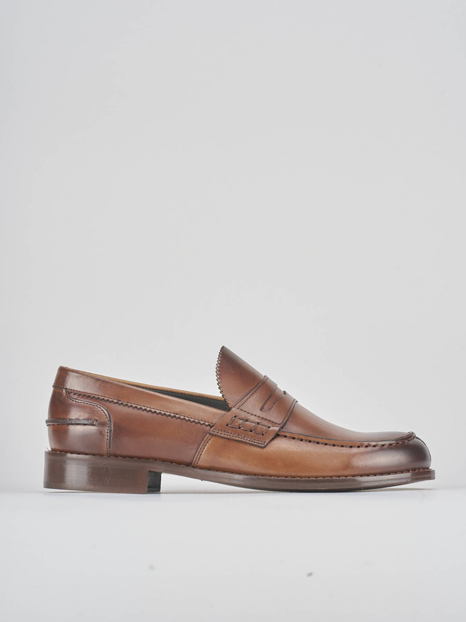 Mocasines marrón cuero