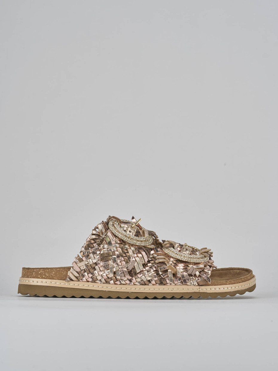 Mules multicolor cuero