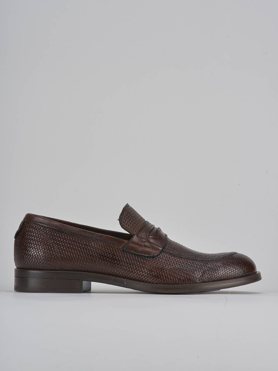 Mocasines marrón cuero