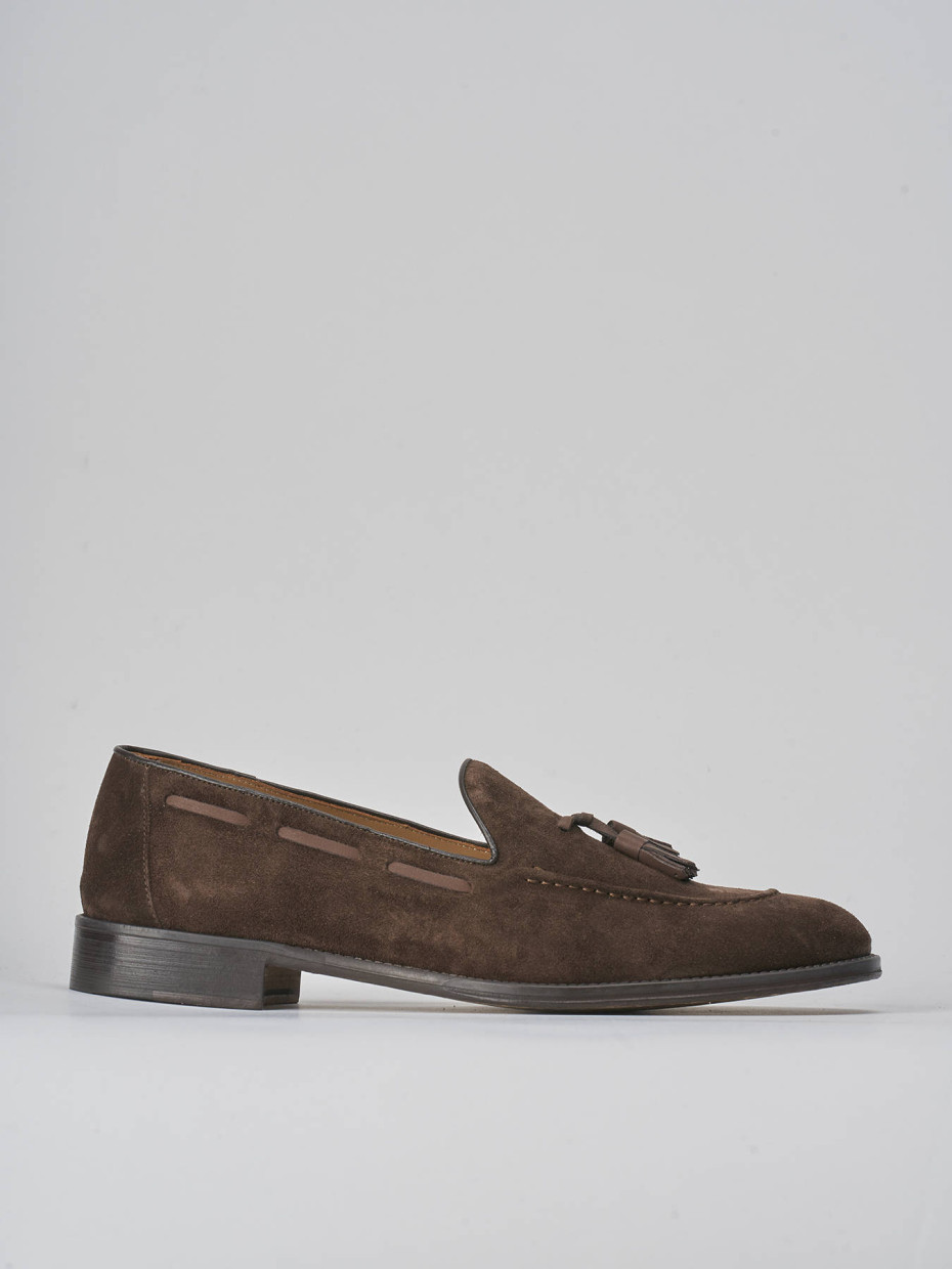 Mocasines marrón oscuro ante