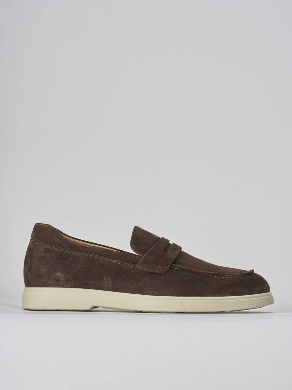 Mocasines marrón oscuro ante