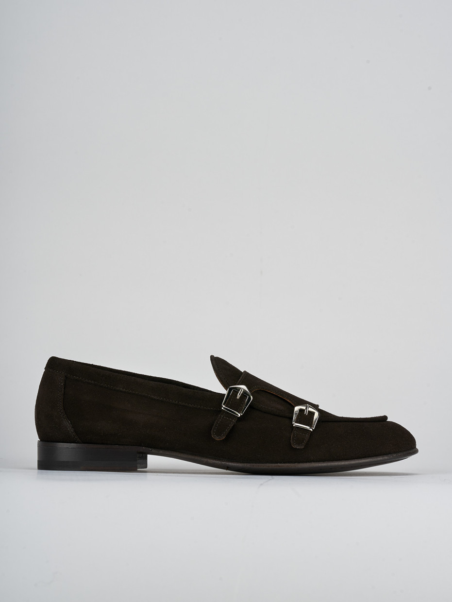 Mocasines marrón oscuro ante
