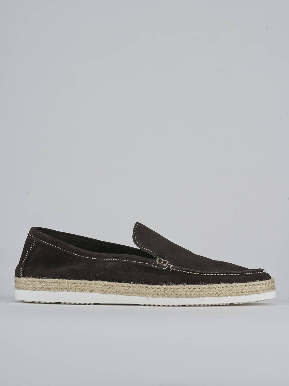 Mocasines marrón oscuro ante