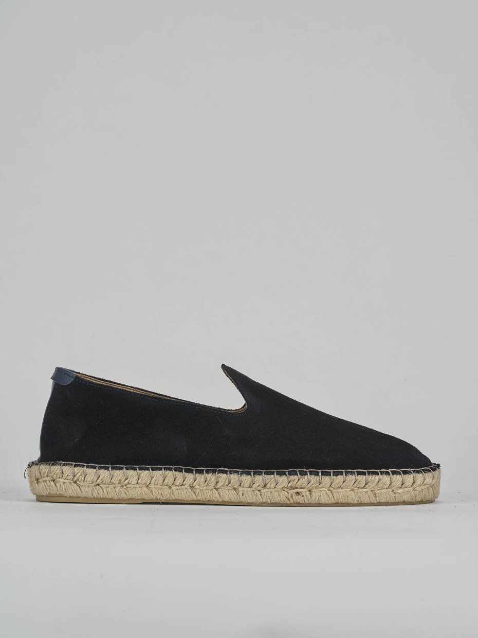 Mocasines azul ante
