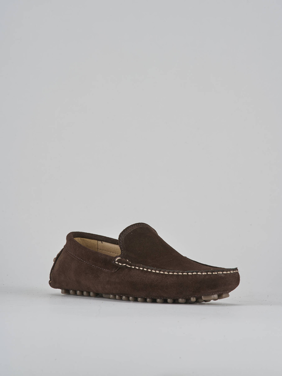 Mocasines marrón oscuro ante