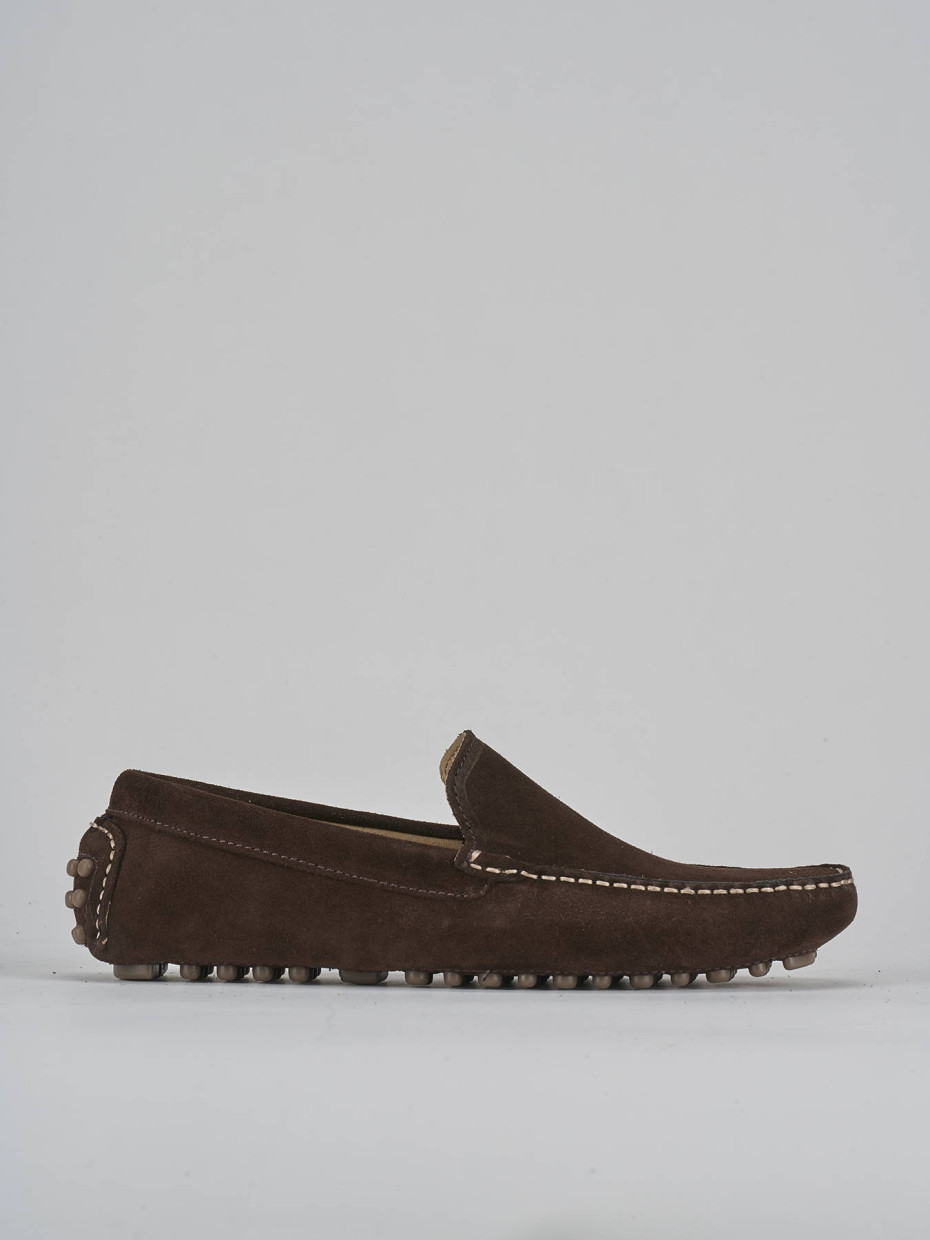 Mocasines marrón oscuro ante