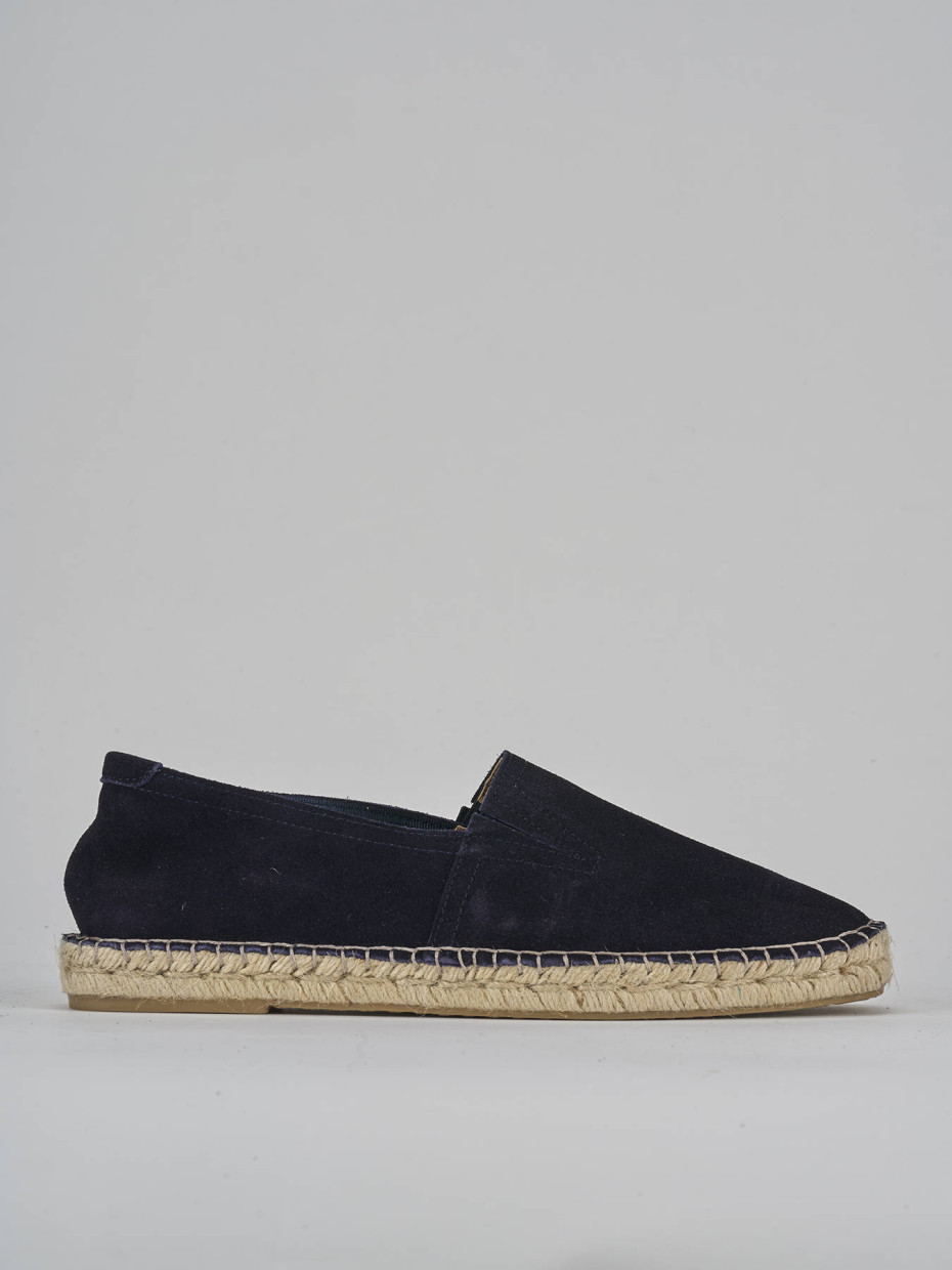 Mocasines azul ante