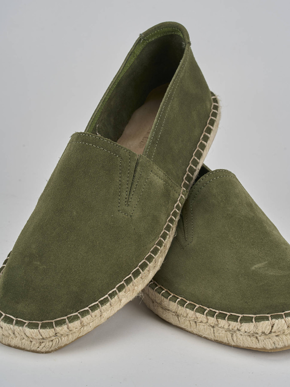Mocasines verde ante