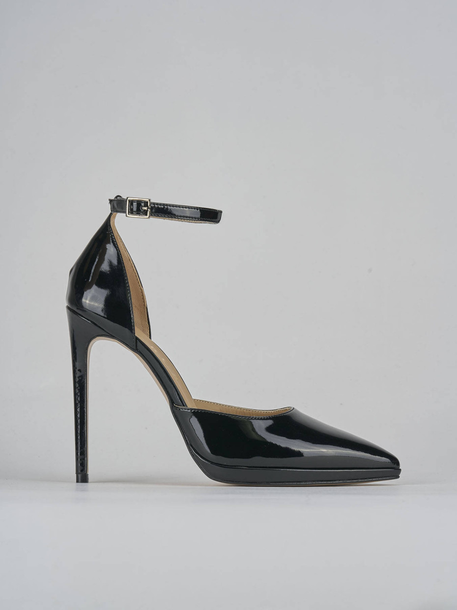 Pumps heel 11 cm black patent