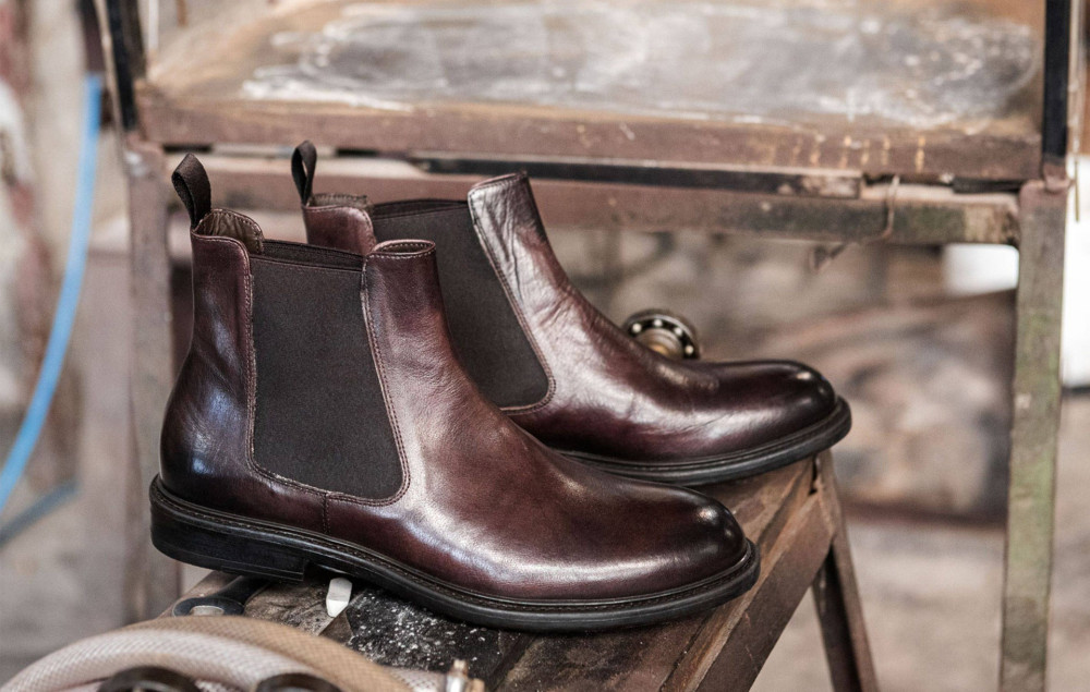 Botines marrón oscuro cuero