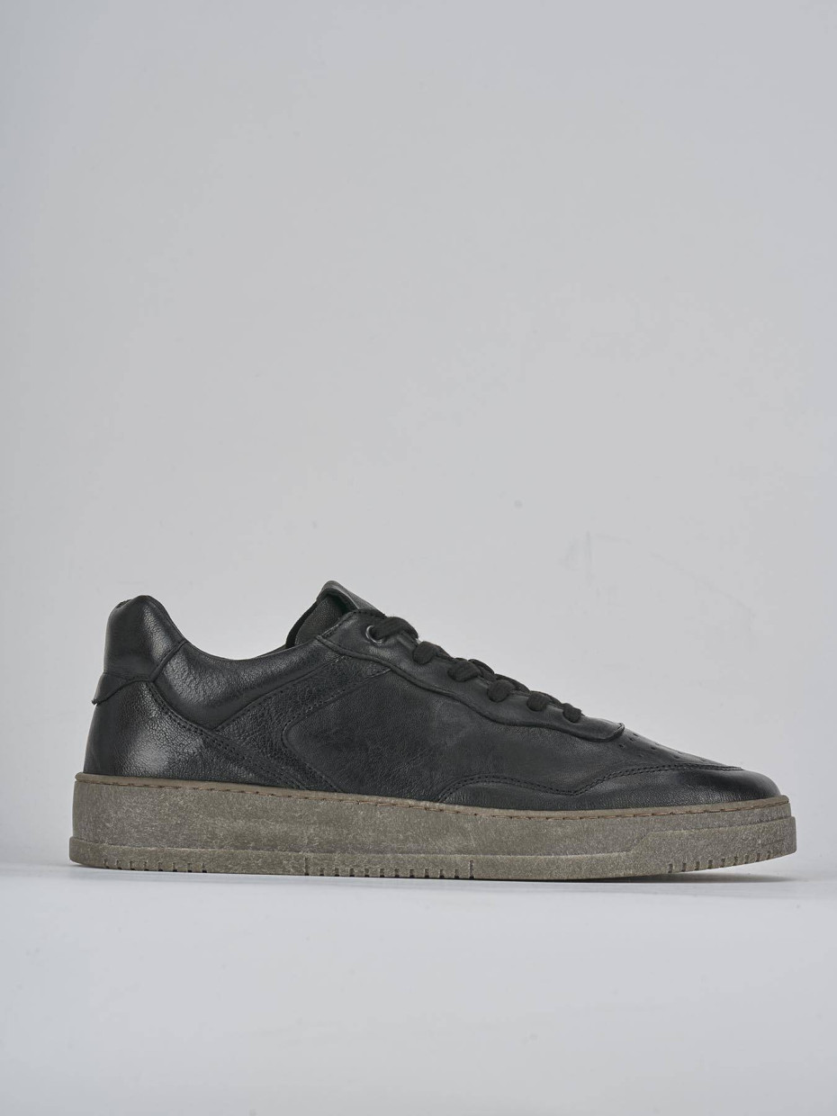 Zapatillas deportivas negro cuero