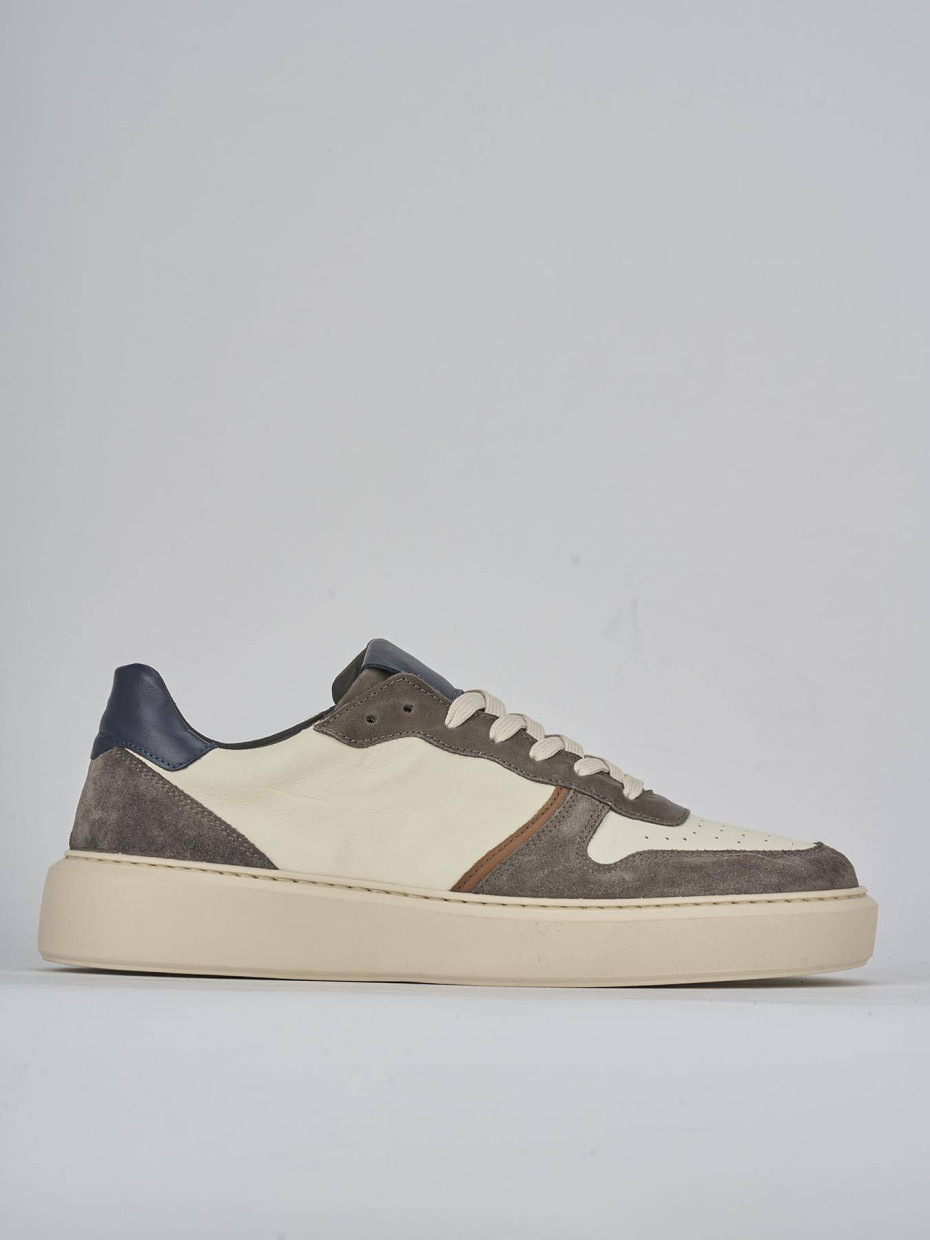 Zapatillas deportivas gris cuero