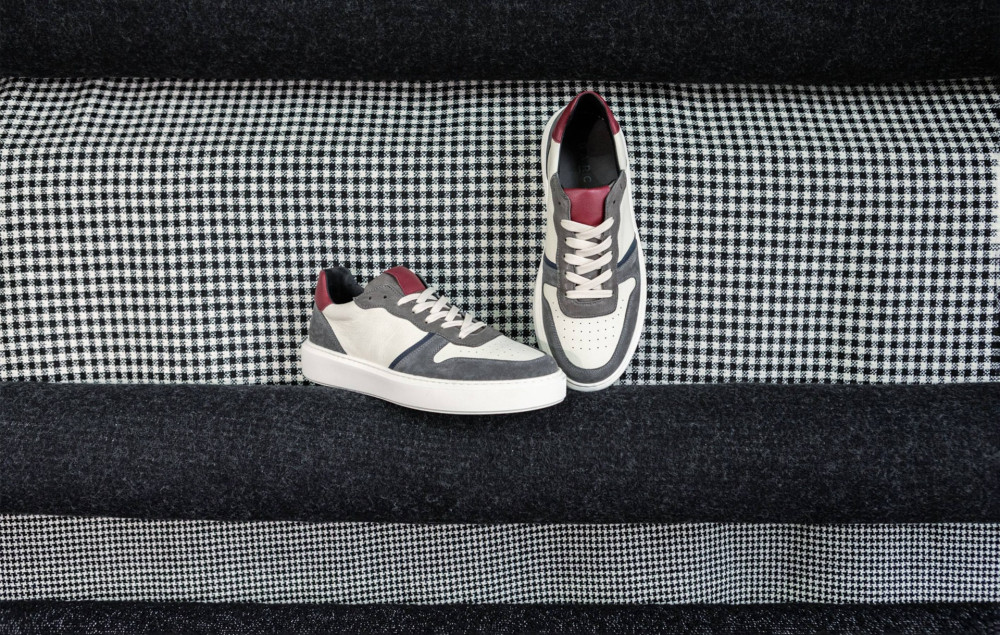 Zapatillas deportivas beis cuero
