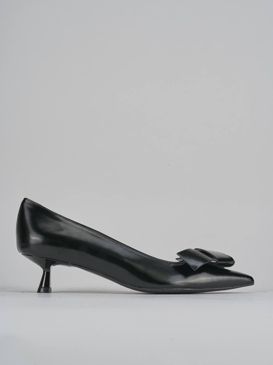 Décolleté tacco 5cm pelle nero