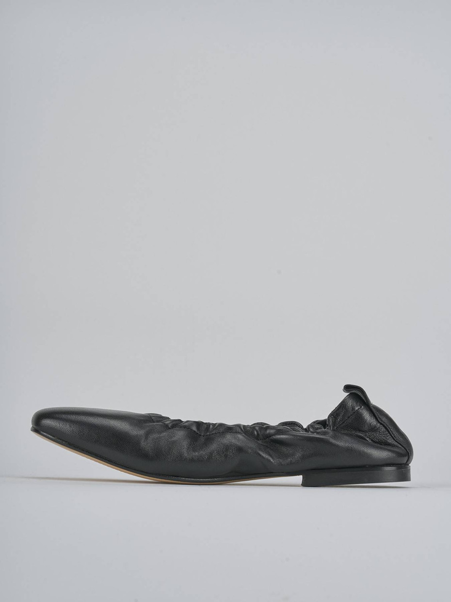 Ballerine tacco 1cm pelle nero