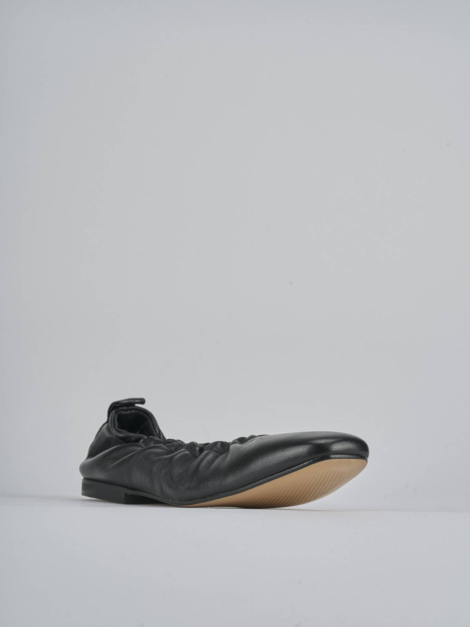 Ballerine tacco 1cm pelle nero
