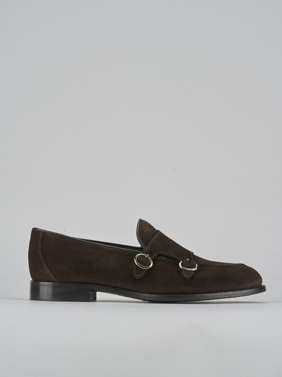 Mocasines marrón oscuro ante