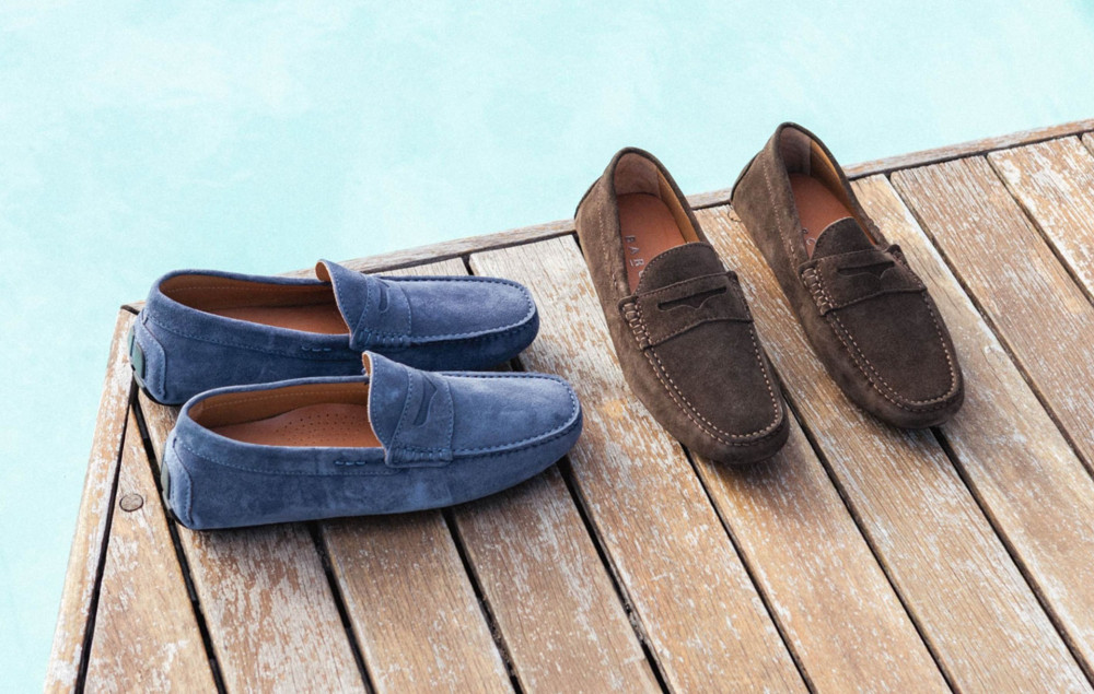 Mocasines marrón oscuro ante