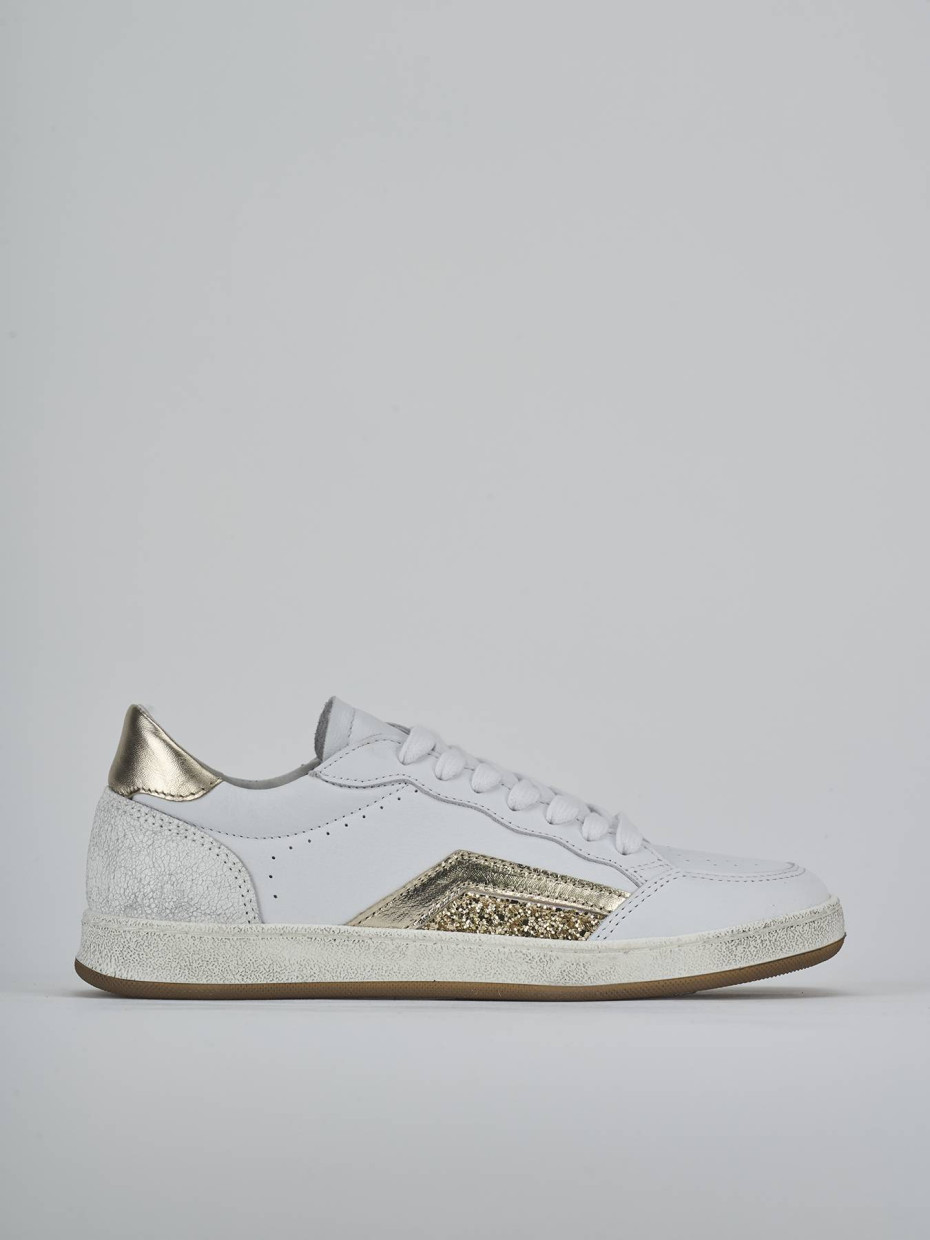 Zapatillas deportivas blanco cuero