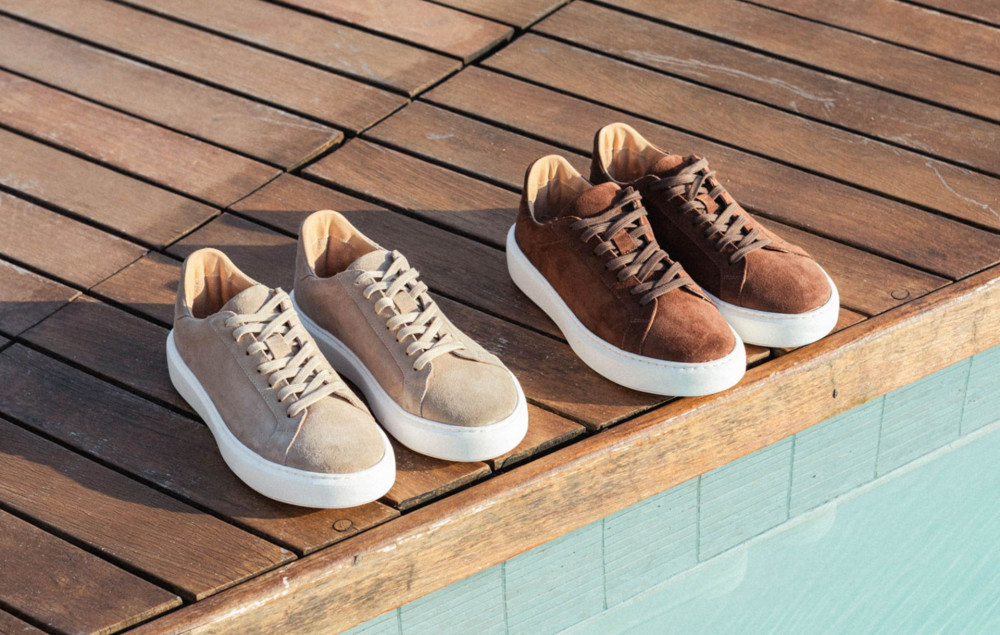 Sneakers camoscio testa