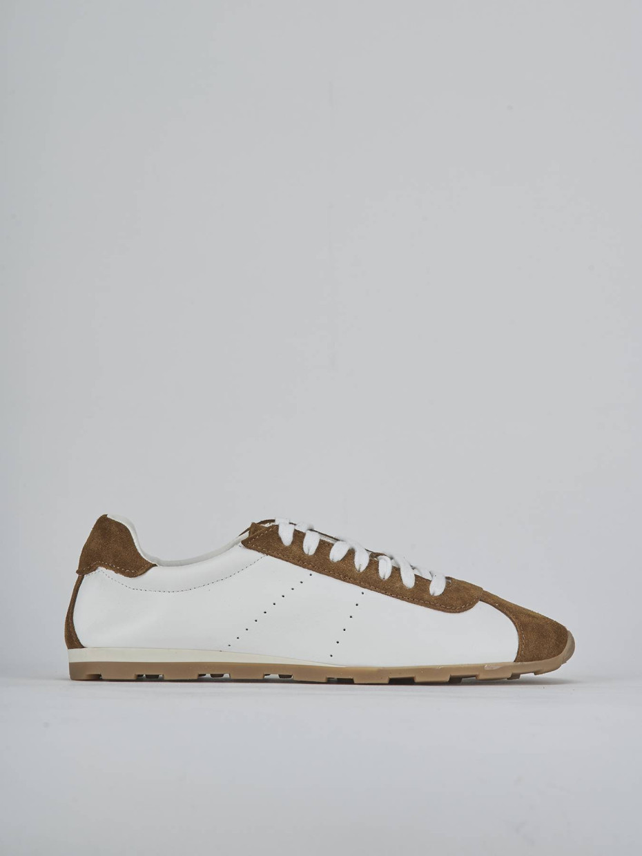 Zapatillas deportivas blanco cuero