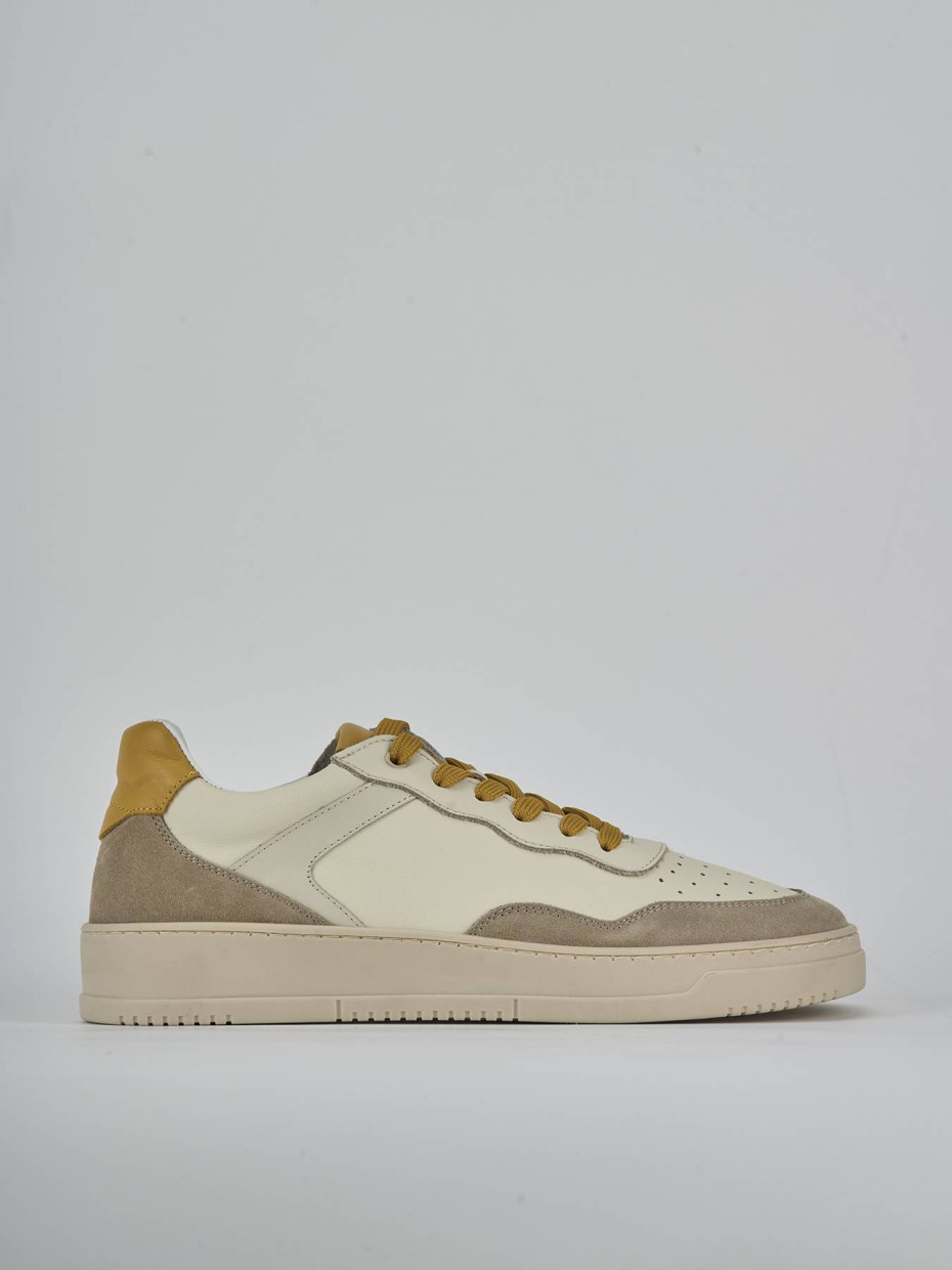 Zapatillas deportivas blanco cuero