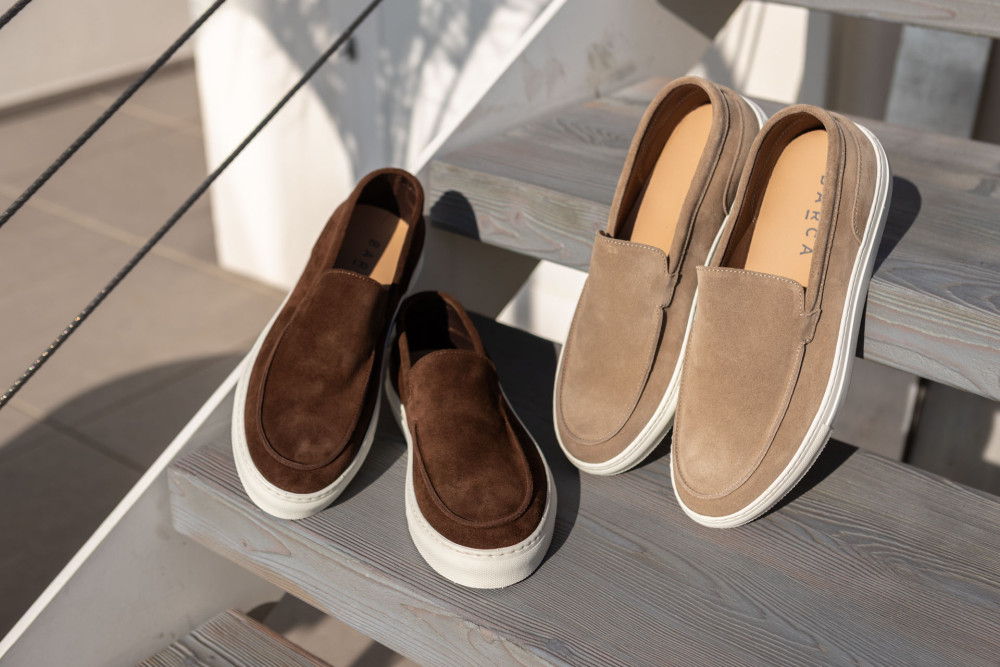 Mocasines marrón oscuro ante
