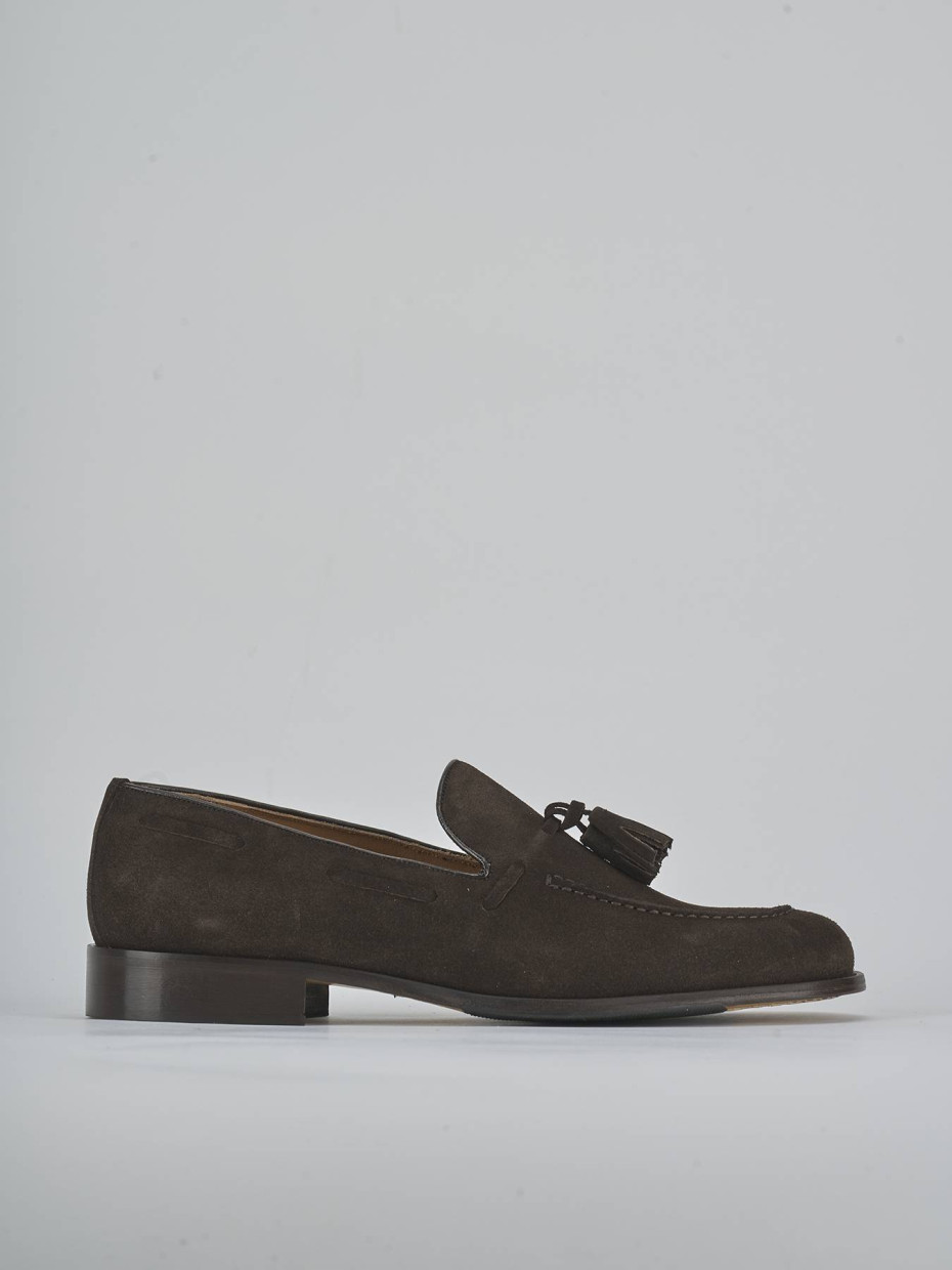 Mocasines marrón oscuro ante