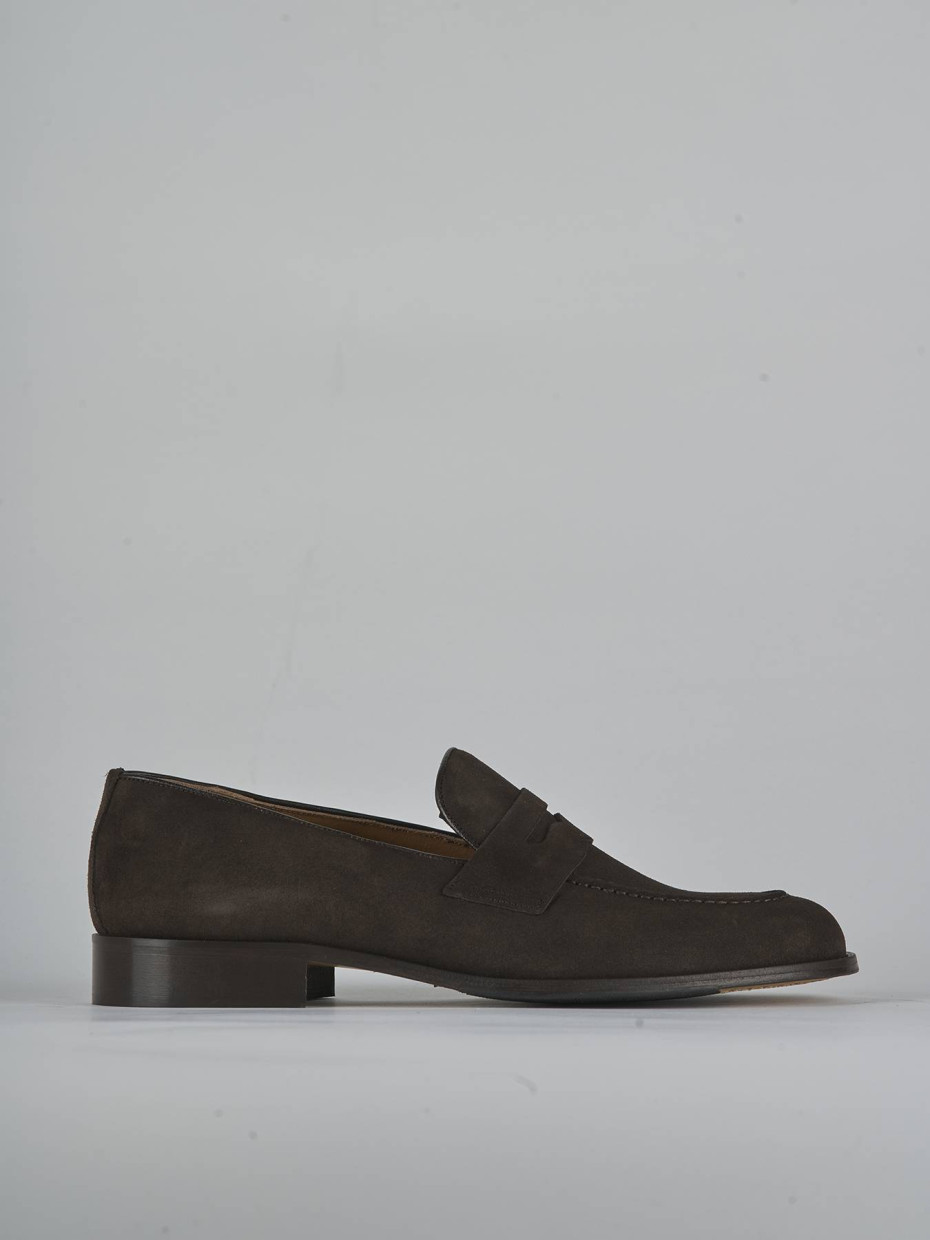 Mocasines marrón oscuro ante
