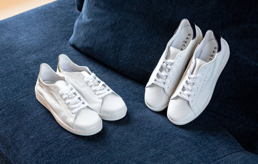 Sneakers pelle bianco