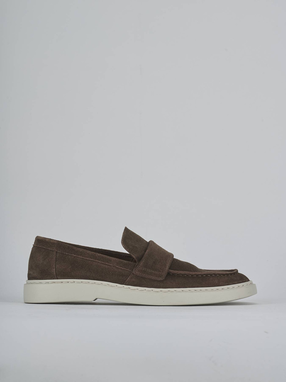 Mocasines marrón oscuro ante