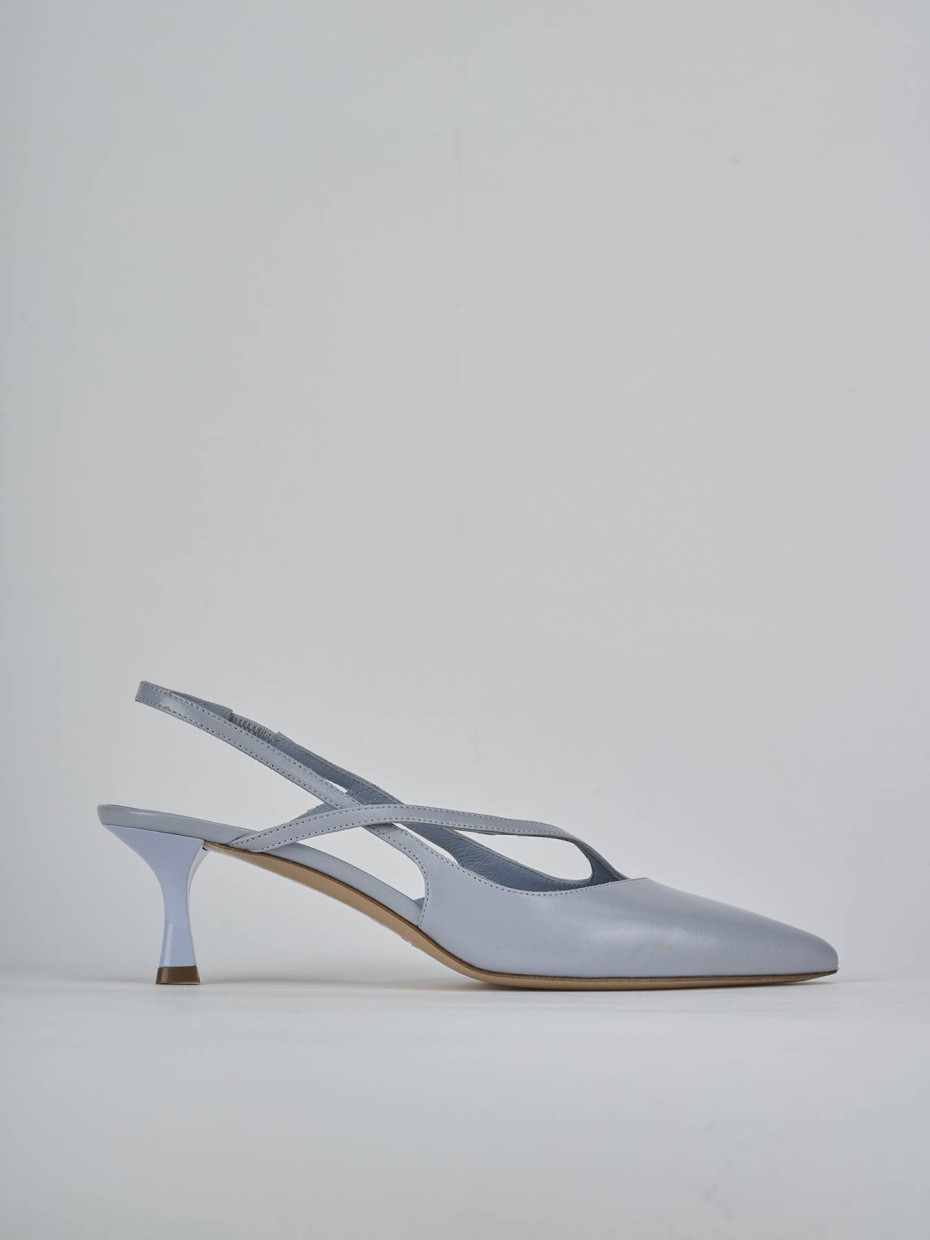 Rebajas extra tacón 5 cm turquesa cuero