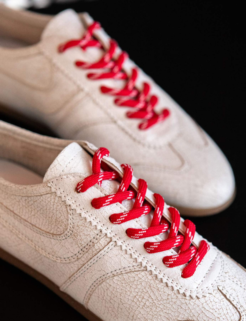 Sneakers pelle bianco