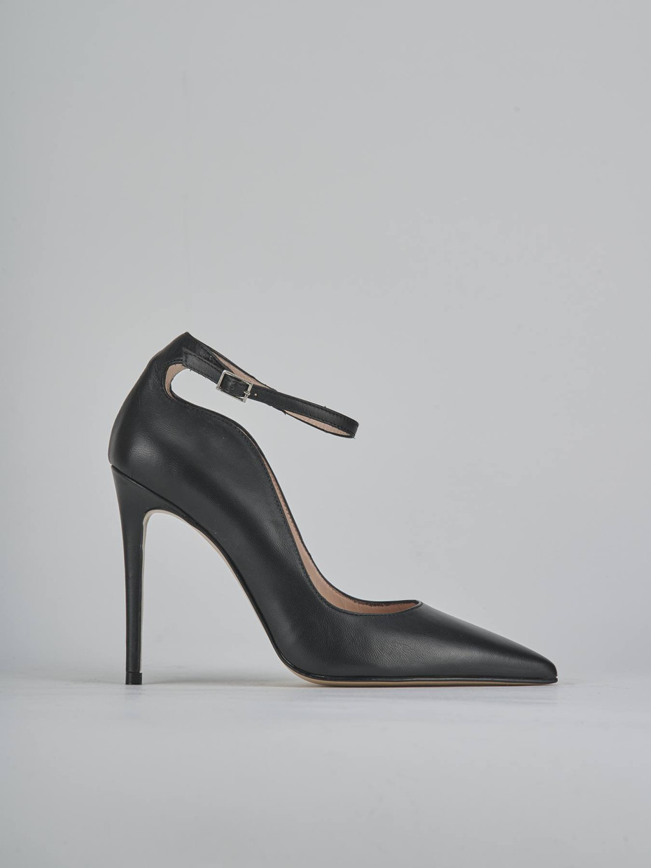 Pumps heel 11 cm black leather