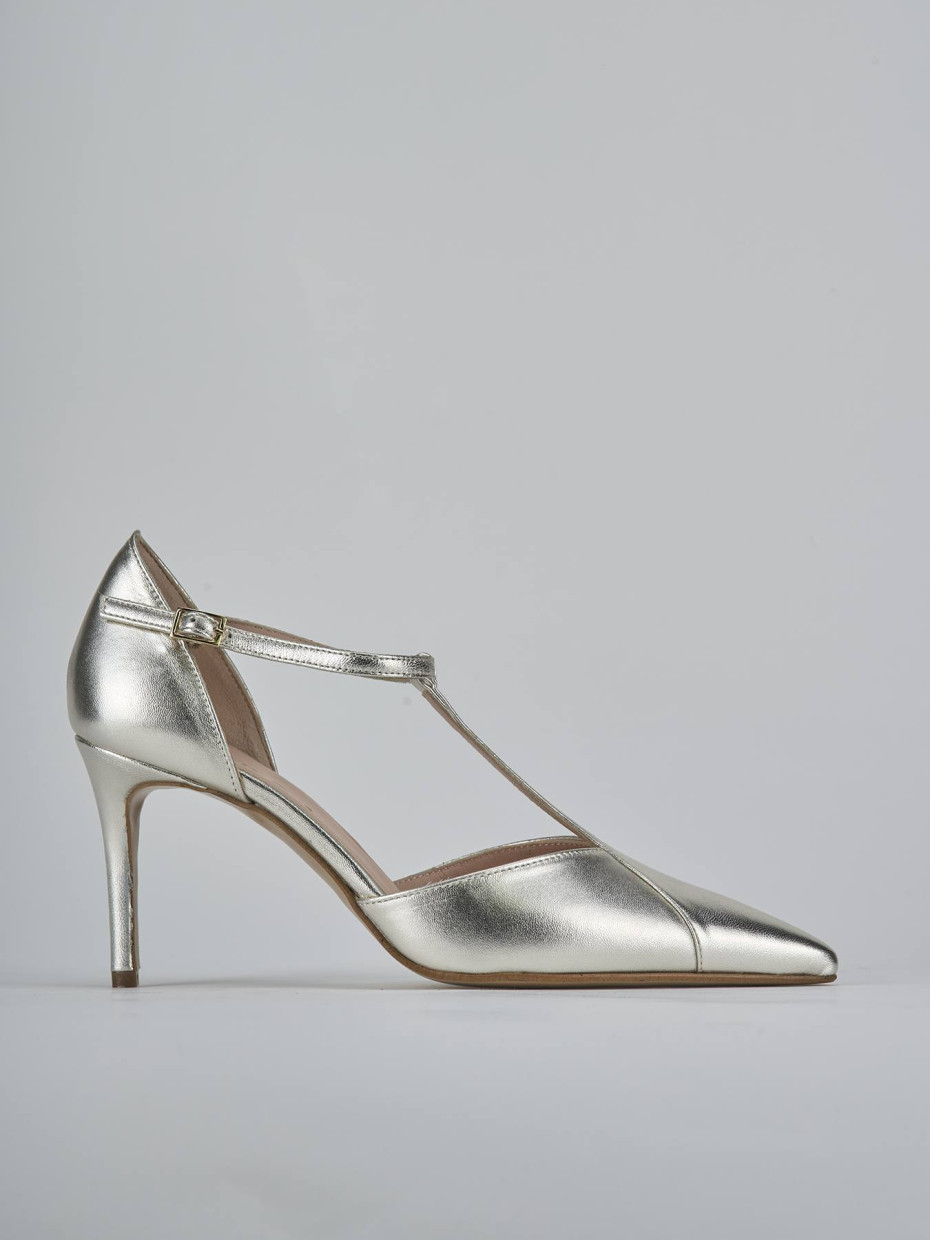 Pumps heel 7 cm gold leather