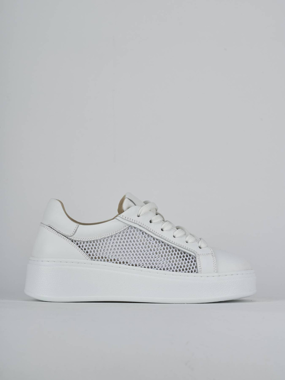 Zapatillas deportivas blanco cuero