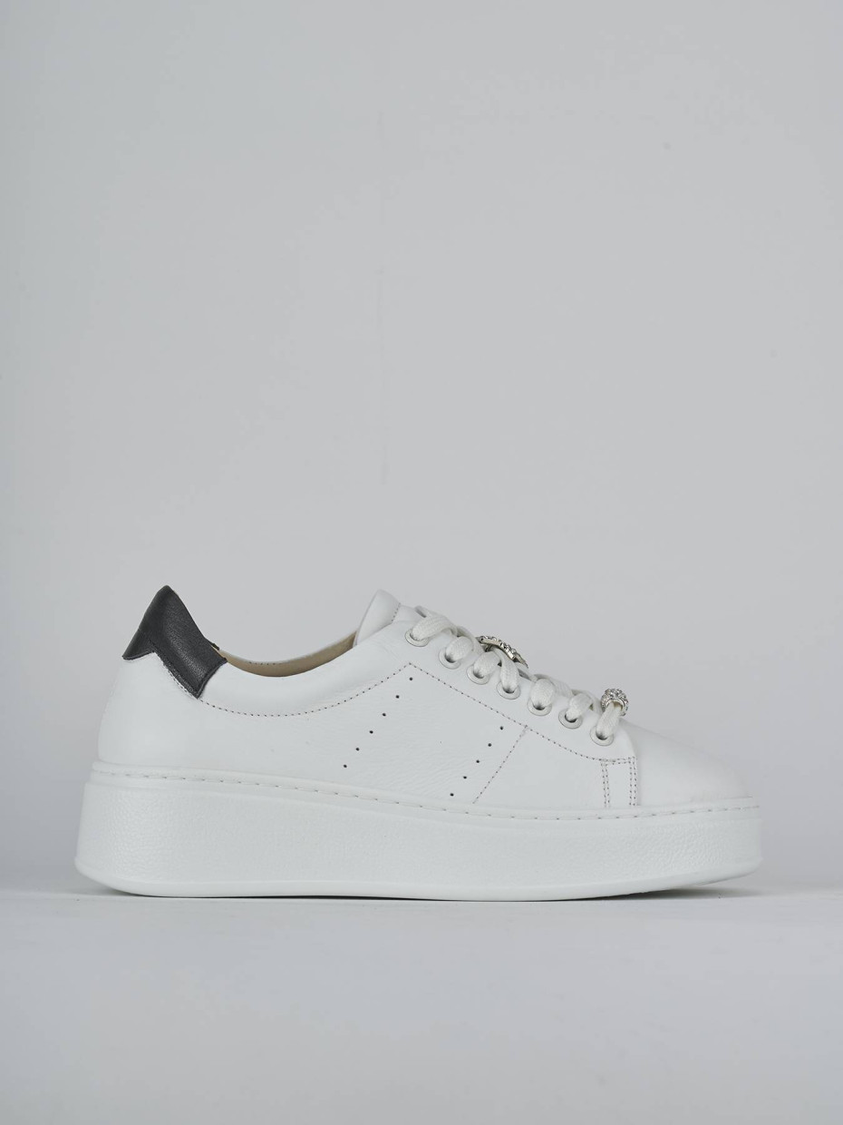 Zapatillas deportivas blanco cuero