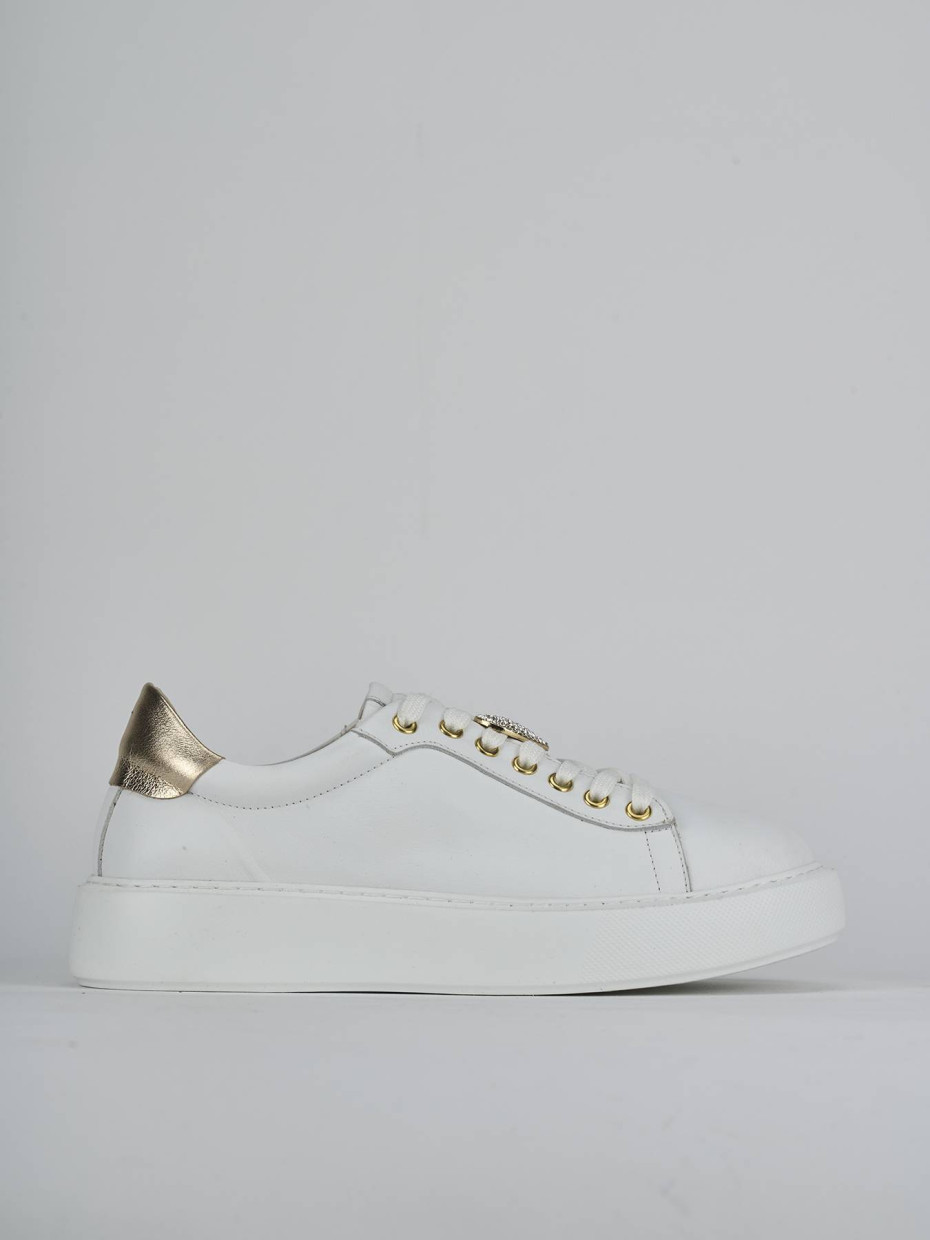 Zapatillas deportivas blanco cuero