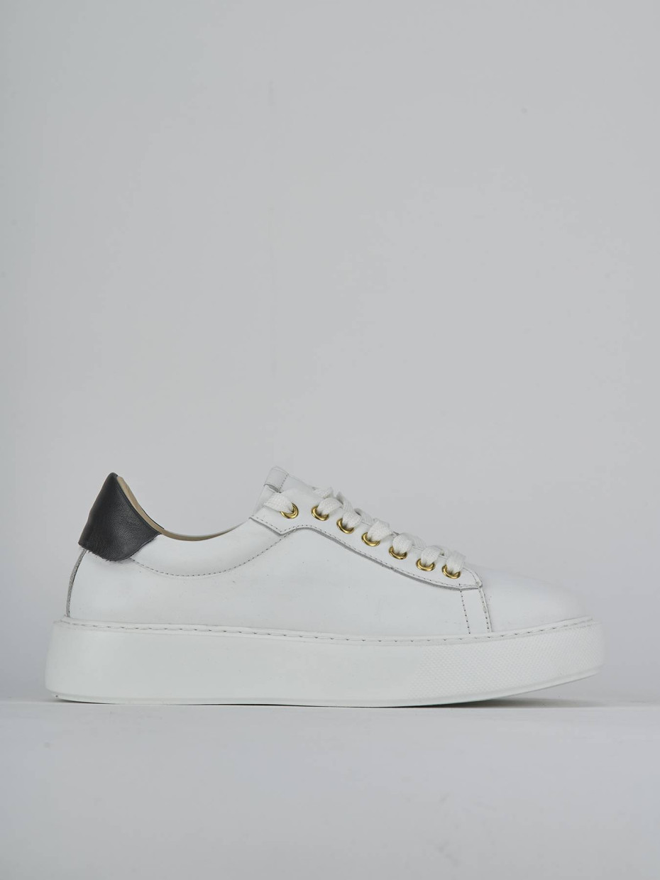 Zapatillas deportivas blanco cuero