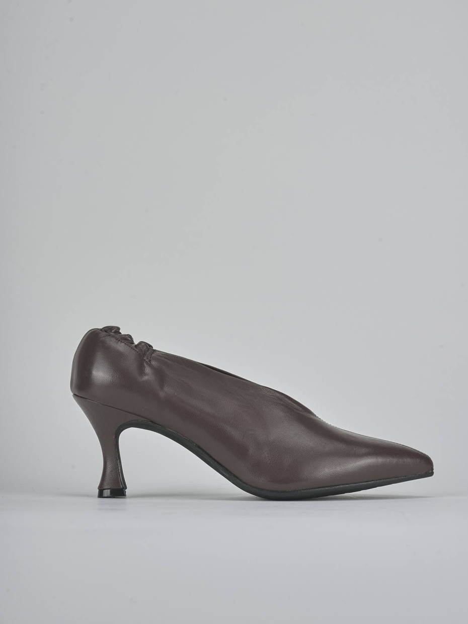 Décolleté tacco 7cm pelle testa