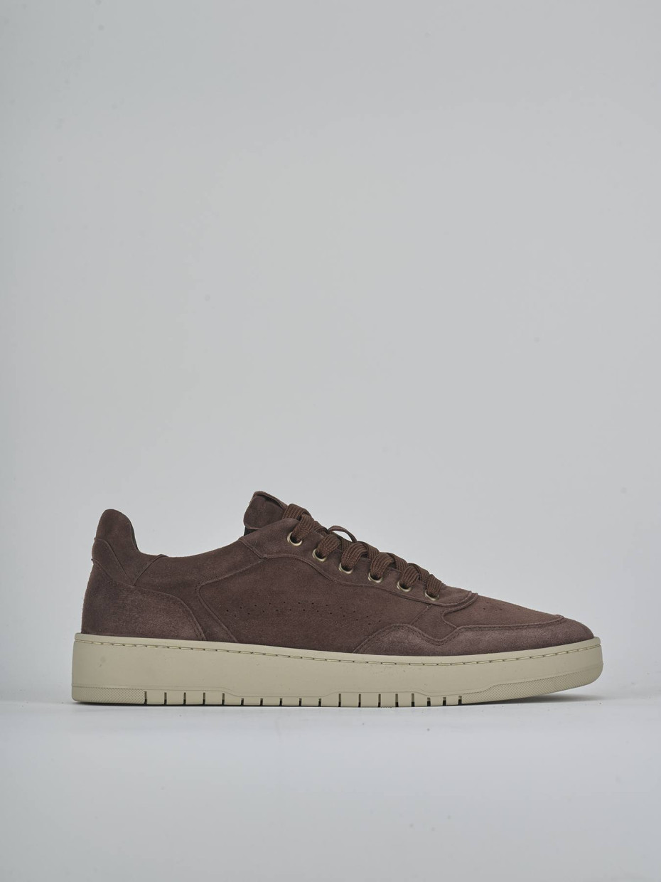 Sneakers dark brown suede